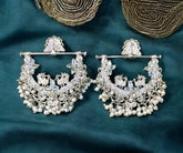 Chandbali Peacock Jhumkas – Handcrafted Elegance for Every Occasion